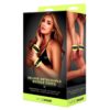 Whipsmart Glow In The Dark Deluxe Buckle Cuffs Black - Image 3