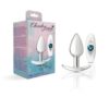 Cheeky Charms Silver Anchor Butt Plug Clear & Teal Jewel Kit - Image 3