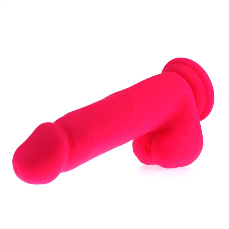 X-MEN Thick Realistic Cock with Balls Pink Dildo - Image 2