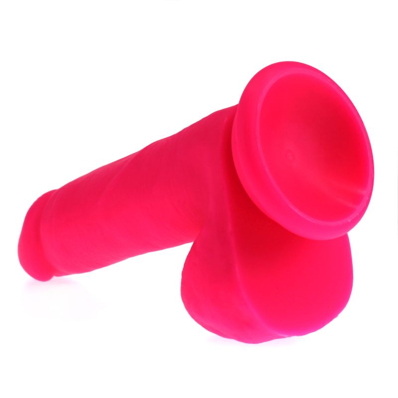 X-MEN Thick Realistic Cock with Balls Pink Dildo - Image 3