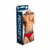 Prowler Backless Brief Red/White - Image 6