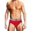 Prowler Backless Brief Red/White - Image 2