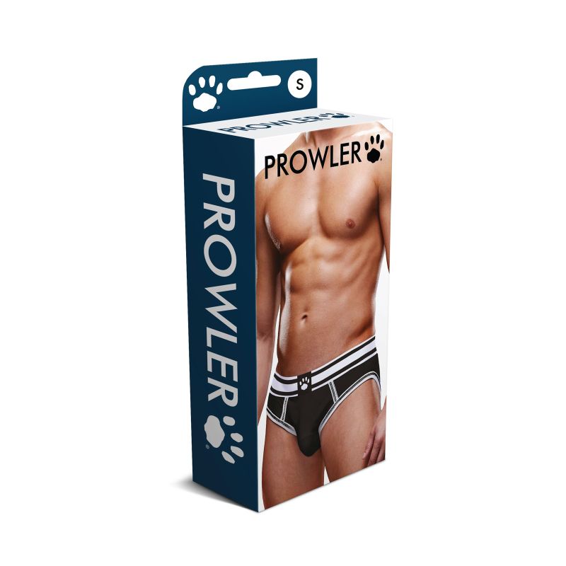 Prowler Backless Brief Black/White - Small - Image 3