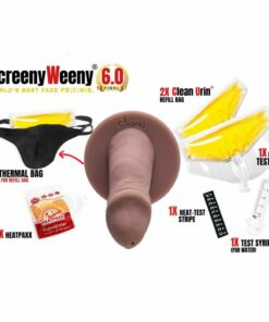 Alternative view of ScreenyWeeny 6.0 Cut Nordic White Fake Penis