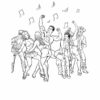 Wood Rocket Bachelorette Party Colouring Book - Image 3