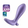 Satisfyer Intensity Plug Purple Vibrating Anal Plug - Image 2