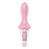 Satisfyer Air Pump Booty 5+ Red Anal Vibrator - Image 2