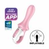 Satisfyer Air Pump Booty 5+ Red Anal Vibrator - Image 3