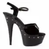 Rhinestone Platform Black 6in - Image 2
