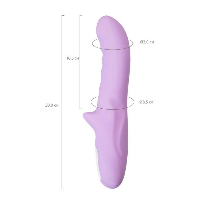 JOS Merry Gor Rotating Shaft Vibrator Violet - Image 2