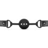 Bedroom Fantasies Breathable Silicone Ball Gag Black - Image 3