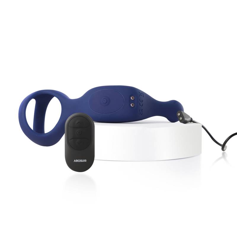 Arosum Underquaker Vibrating Anal Probe Cockring Remote - Image 3