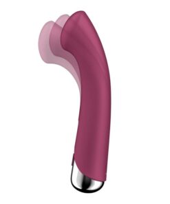 Alternative view of Satisfyer Spinning G-Spot 1 G-Spot Vibrator - Red