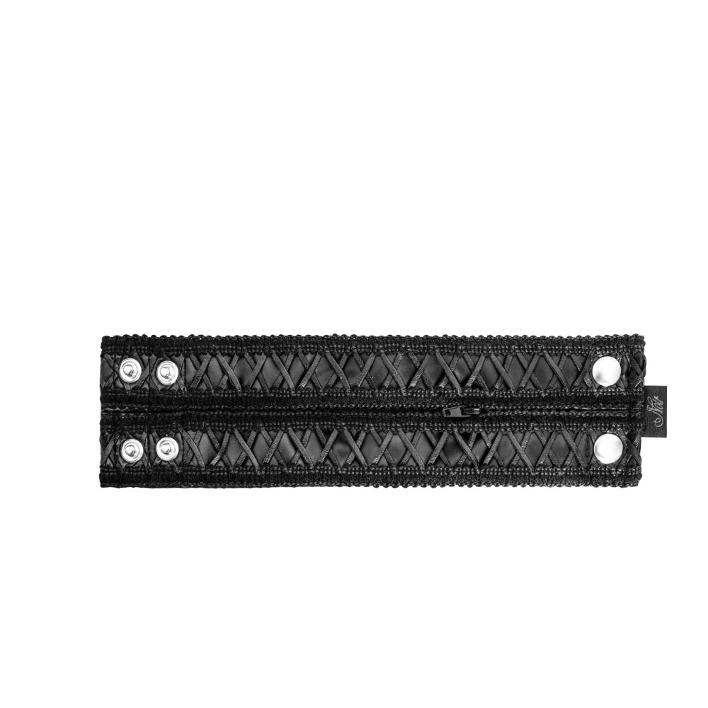 Noir Wrist Wallet with Hidden Zipper - Image 3