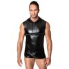 Noir Frenzy Sleeveless Hoodie Wetlook - Image 6