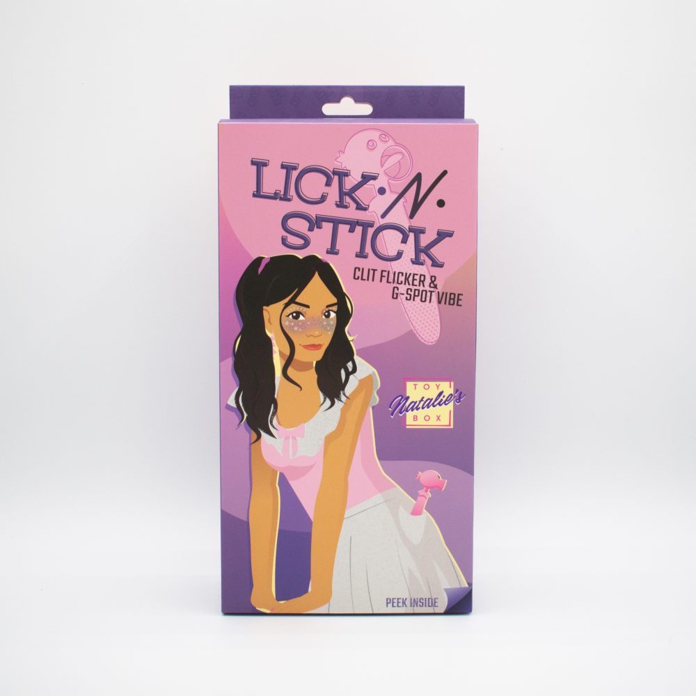 Natalies Toy Box Lick N' Stick Clit Flicker G-Spot Vibrator - Image 2