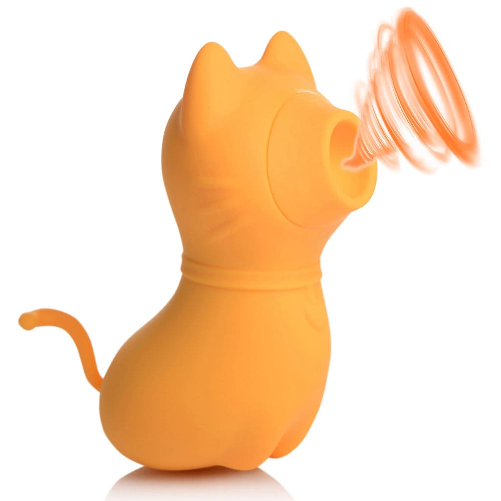 Shegasm Sucky Kitty 7X Clitoral Stimulator Orange - Image 3