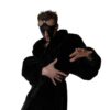 Daytona Ex Machina Genuine Leather Mask Black - Image 3