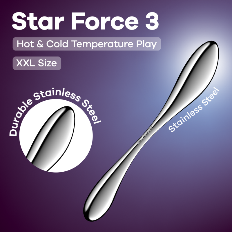 Satisfyer Star Force 3 Metal Dildo - Image 2