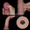 Lovetoy Sliding Skin Pro II Vibrating Silicone Dong 9in - Image 3