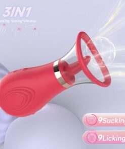 Alternative view of 3-in-1 Sucking Licking Tickling Stimulator
