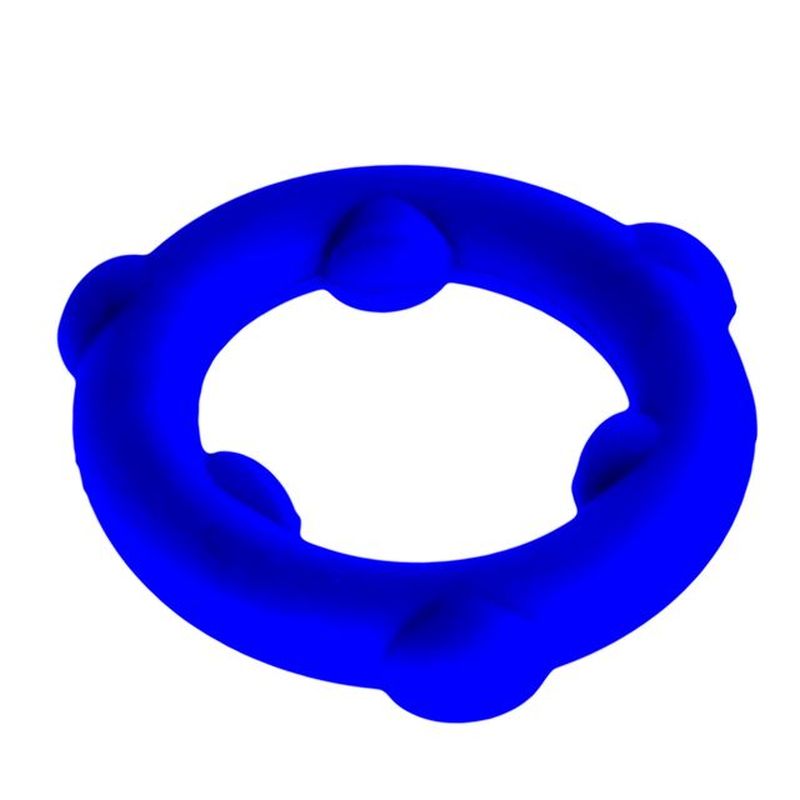 OxBalls Spinner Silicone Ring Blue - Image 2