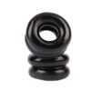 Double Stacked Dual Pleasure Ring Black - Image 3