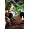 Killer Legs Studded Command Sheer Bodysuit with Tights - Image 2