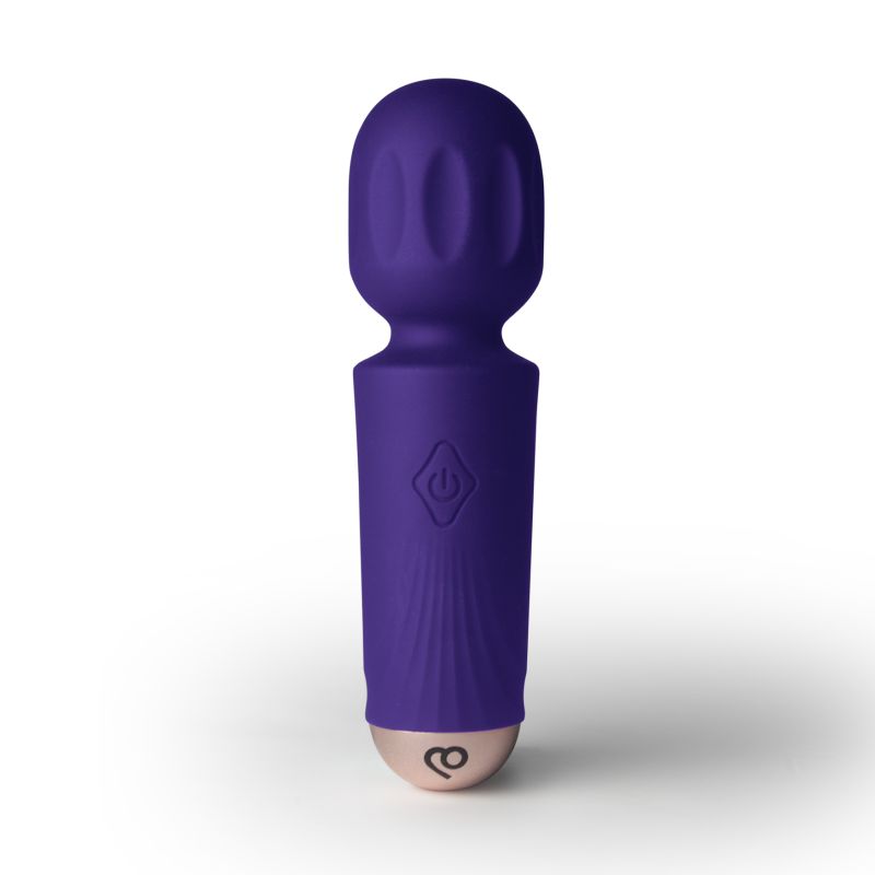 Rechargeable 16 Mode Silicone Mini Wand Violet Dream
