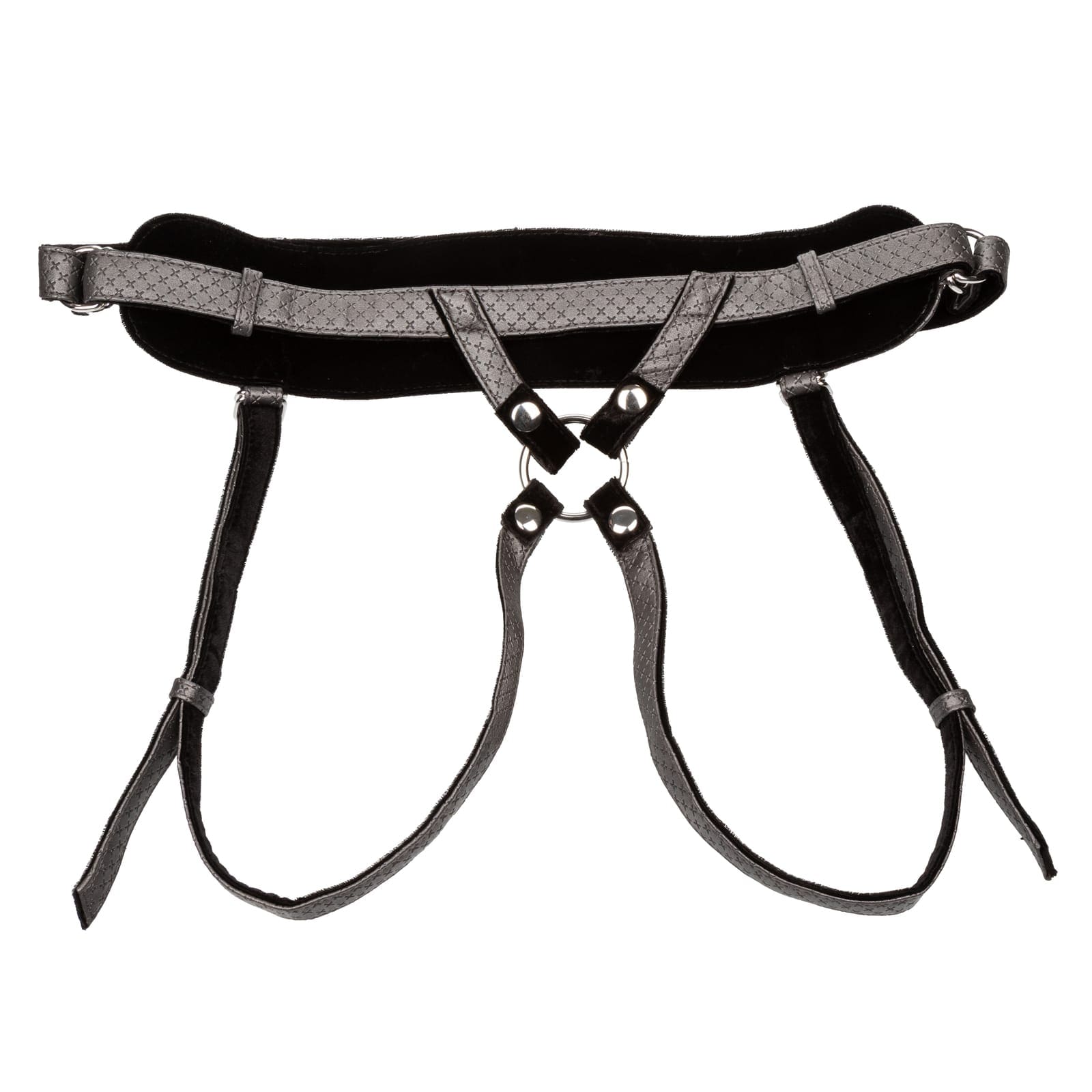 CalExotics Her Royal Harness: The Regal Princess - Pewter - Image 2