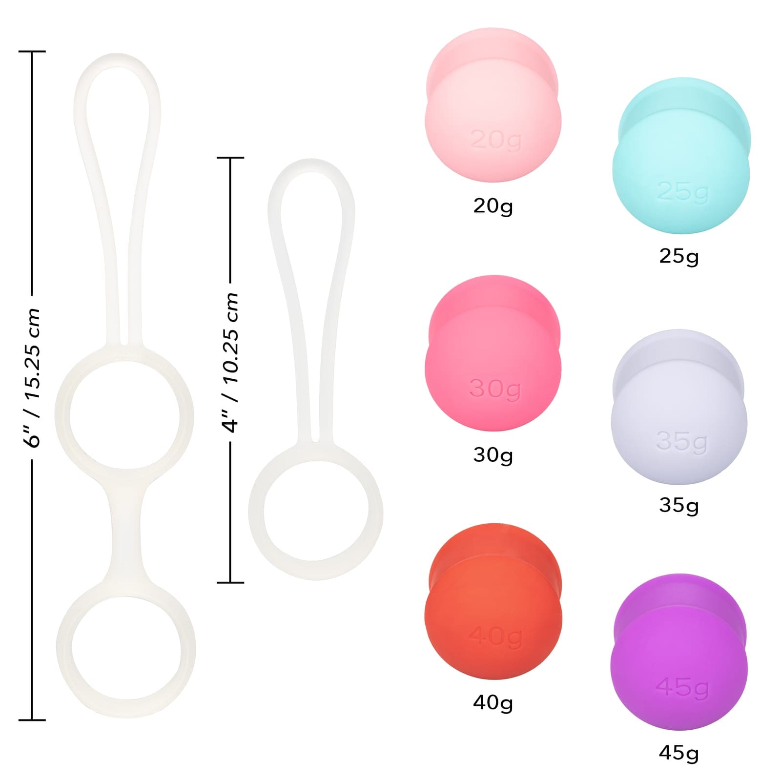 CalExotics She-ology Interchangeable Weighted Kegel Set - Image 5