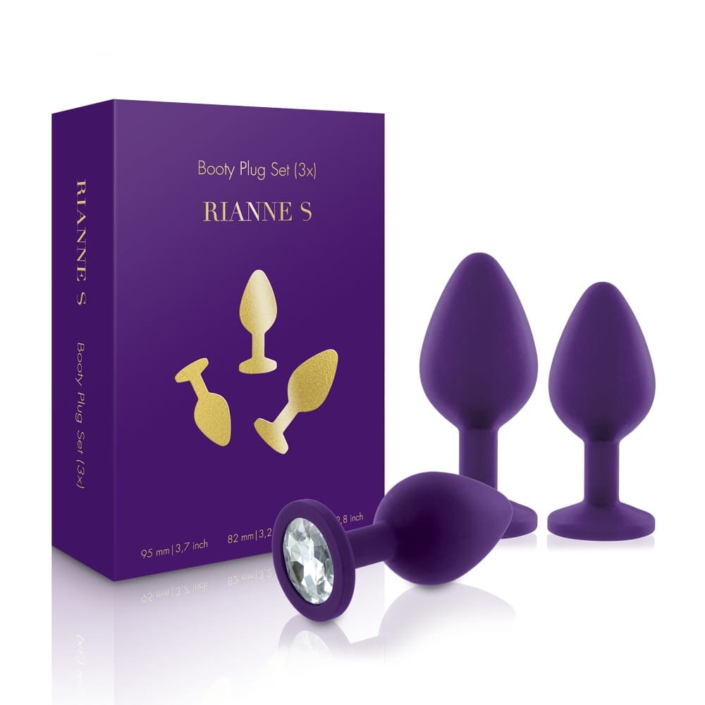 Rianne-S Booty Plug Set - 3 Sizes - Image 2